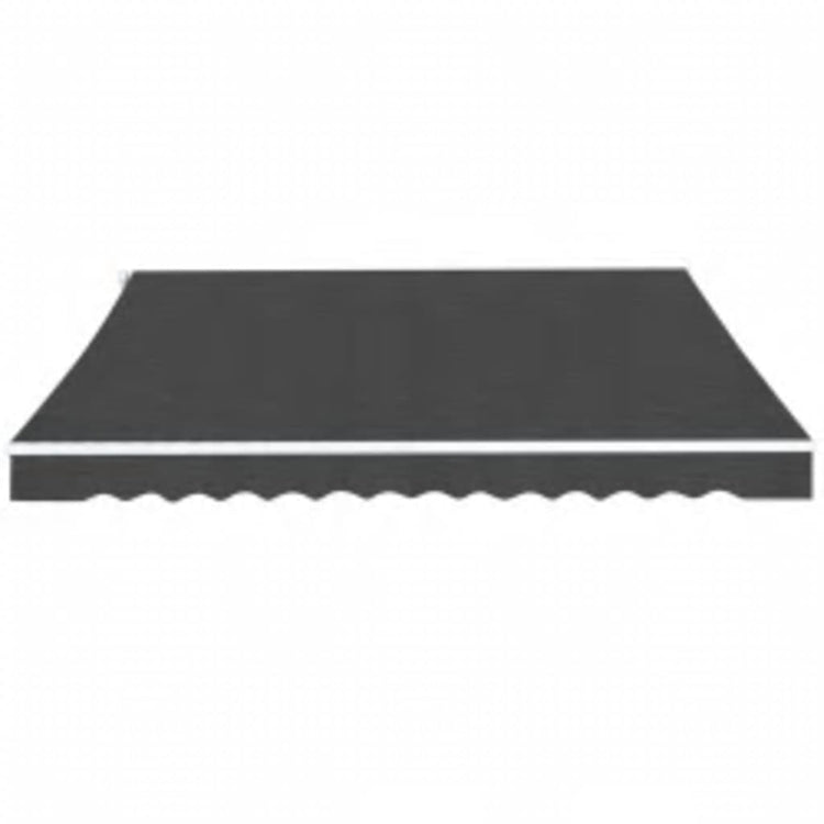 Vidaxl Luifel étend manuellement 600 cm anthracite