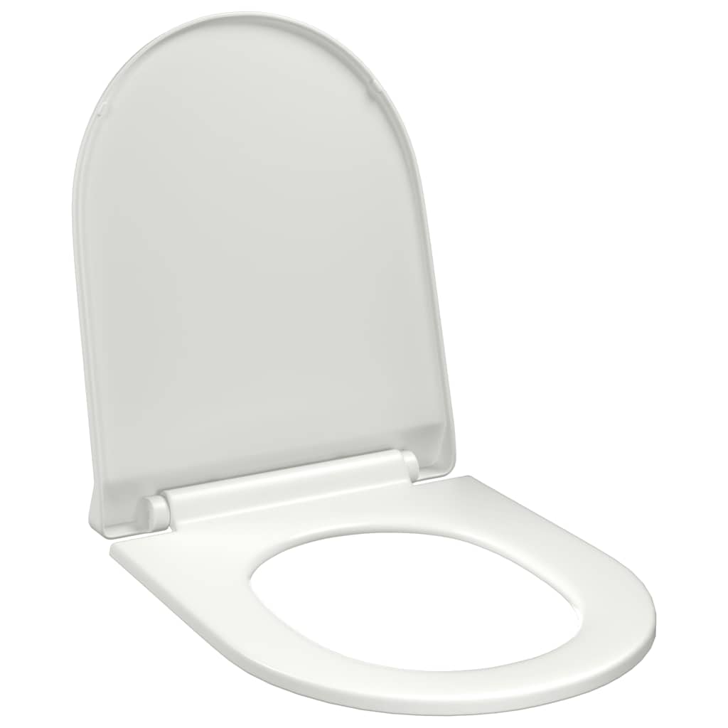 Vidaxl Woilet Seat-Close souple avec design à libération rapide blanc