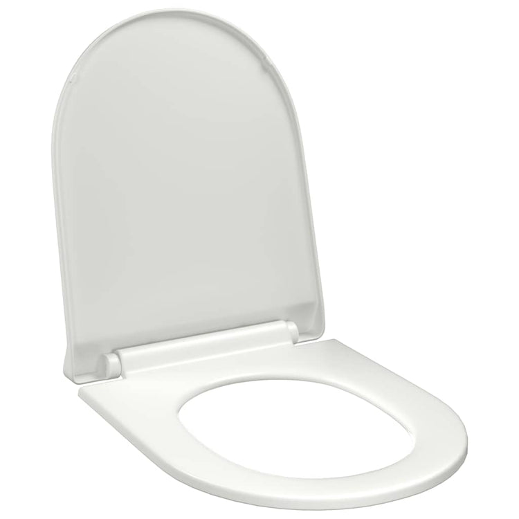 Vidaxl Woilet Seat-Close souple avec design à libération rapide blanc