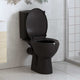 Vidaxl Woilet Siège-Soft-Close avec design à libération rapide noir