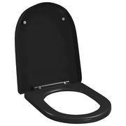 Vidaxl Woilet Siège-Soft-Close avec design à libération rapide noir - afbeelding 2