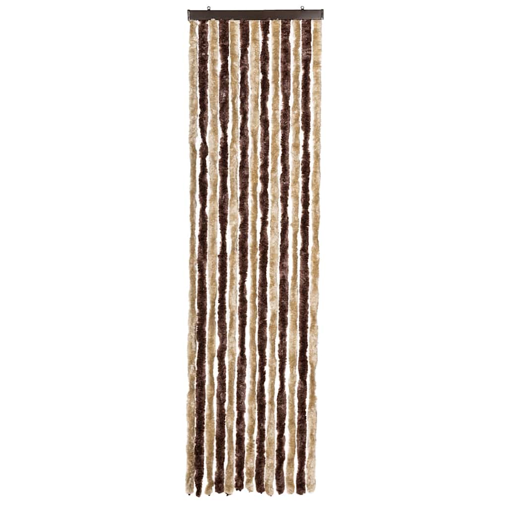 Vidaxl Fly Curtain 56x185 cm CHENILLE BEIGE ET BRORM LECT