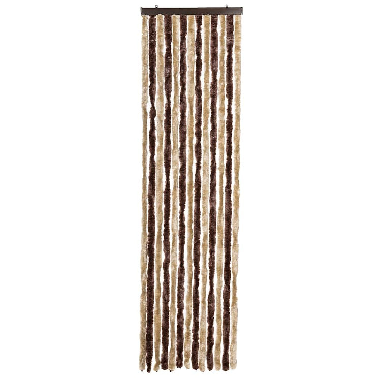 Vidaxl Fly Curtain 56x185 cm CHENILLE BEIGE ET BRORM LECT
