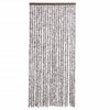 Vidaxl Fly Curtain 90x220 cm CHENILLE BRORN ET BEIGE
