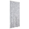Vidaxl Fly Curtain 90x220 cm CHENILLE BLANC ET GREN