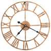 Horloge murale vidaxl 40 cm en métal or couleur
