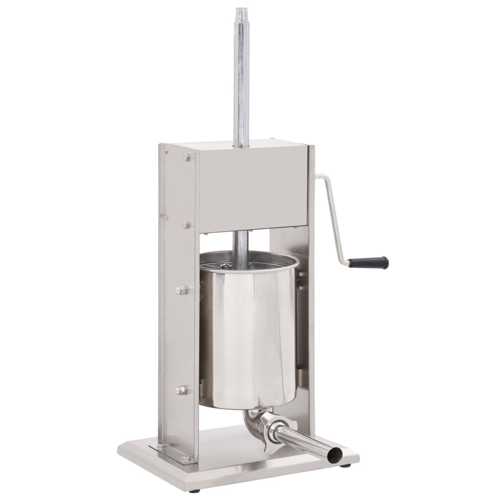 Manuel de remplissage de saucisse vidaxl 10 L