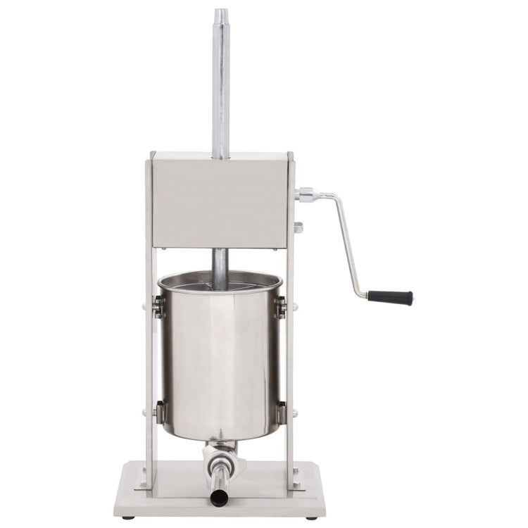 Manuel de remplissage de saucisse vidaxl 10 L