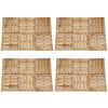 Vidaxl 24 st terrasse carreaux 50x50 cm Brown en bois