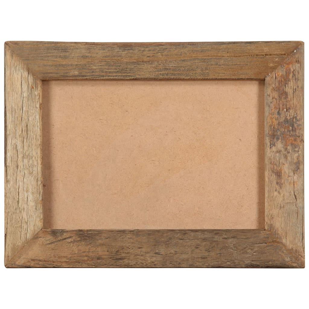 Vidaxl Photo Frames 2 PCS 30x40 cm Bois et verre recyclé solides