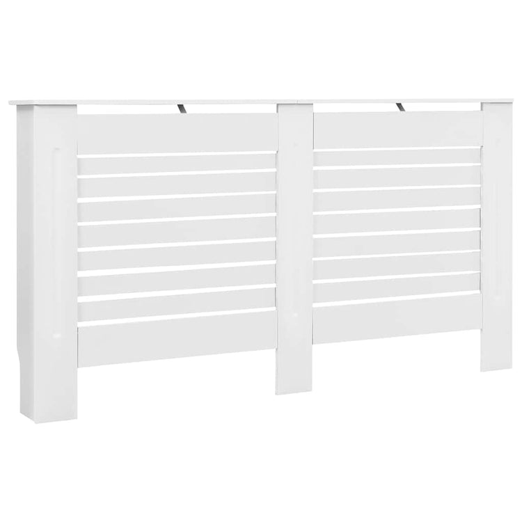 Construction de radiotorom vidaxl 152x19x81,5 cm mdf blanc