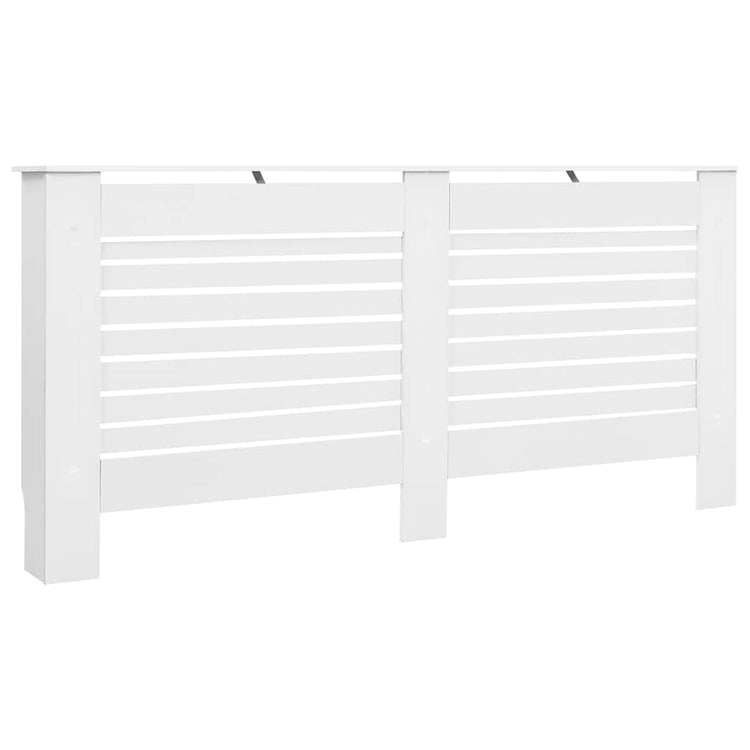 Construction de radiatorom vidaxl 172x19x81,5 cm mdf blanc
