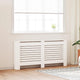 Construction de radiatorom vidaxl 172x19x81,5 cm mdf blanc