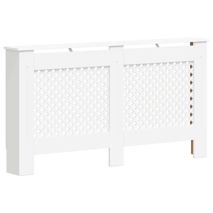 Construction de radiotorom vidaxl 152x19x81,5 cm mdf blanc