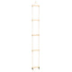 Échelle de corde Vidaxl 30x168 cm Bois massif et PE
