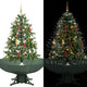 Vidaxl Christmas Snowing avec parapluie de 140 cm vert