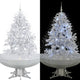 Vidaxl Christmas Snowing avec parapluie 140 cm blanc