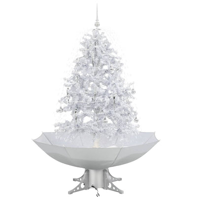Vidaxl Christmas Snowing avec parapluie 140 cm blanc