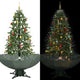 Vidaxl Christmas Snowing avec parapluie 170 cm vert