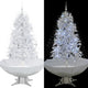 Vidaxl Christmas Snowing avec parapluie 170 cm blanc