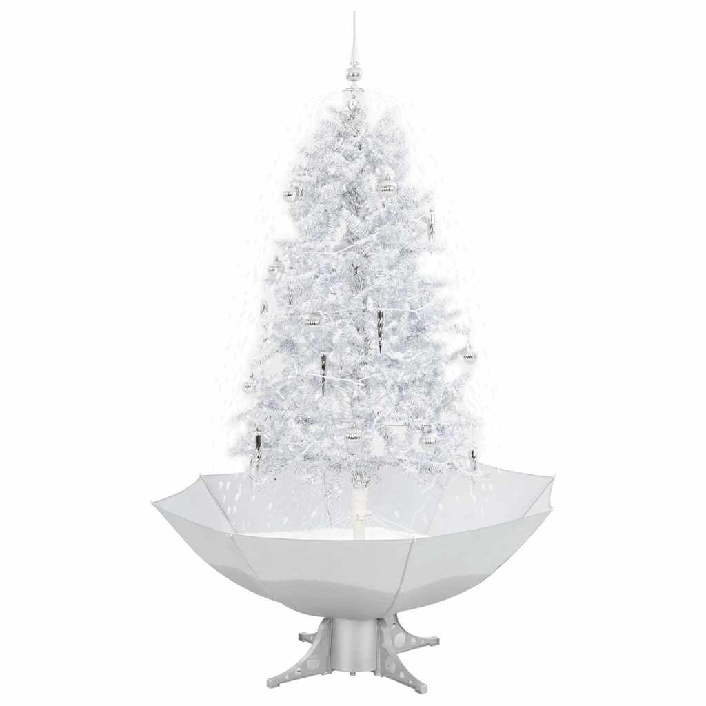 Vidaxl Christmas Snowing avec parapluie 170 cm blanc