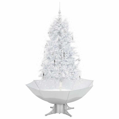 Vidaxl Christmas Snowing avec parapluie 170 cm blanc
