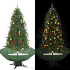 Vidaxl Christmas Snowing avec parapluie 190 cm vert