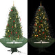 Vidaxl Christmas Snowing avec parapluie 190 cm vert