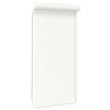 Volet à rouleaux vidaxl 110x220 cm en aluminium blanc