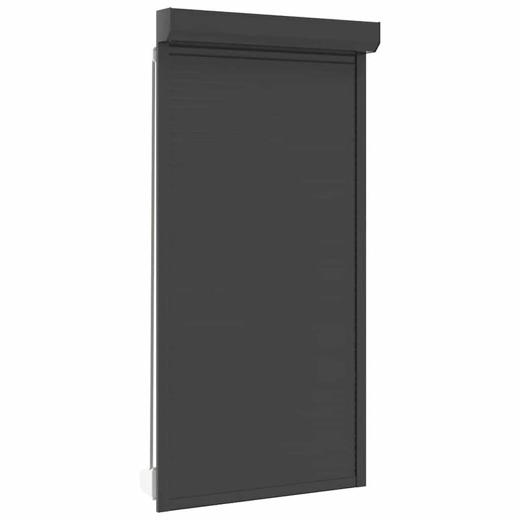 Volet à rouleaux vidaxl 110x220 cm en aluminium anthracite coloré