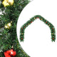 Vidaxl Garland de Noël décoré de balles de Noël 10 m