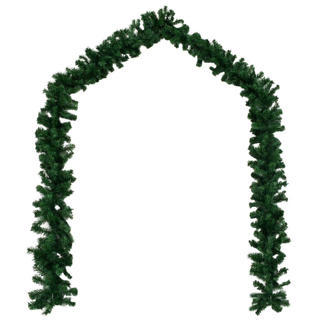 Vidaxl Christmas Garlands 4 ST 270 cm PVC Green