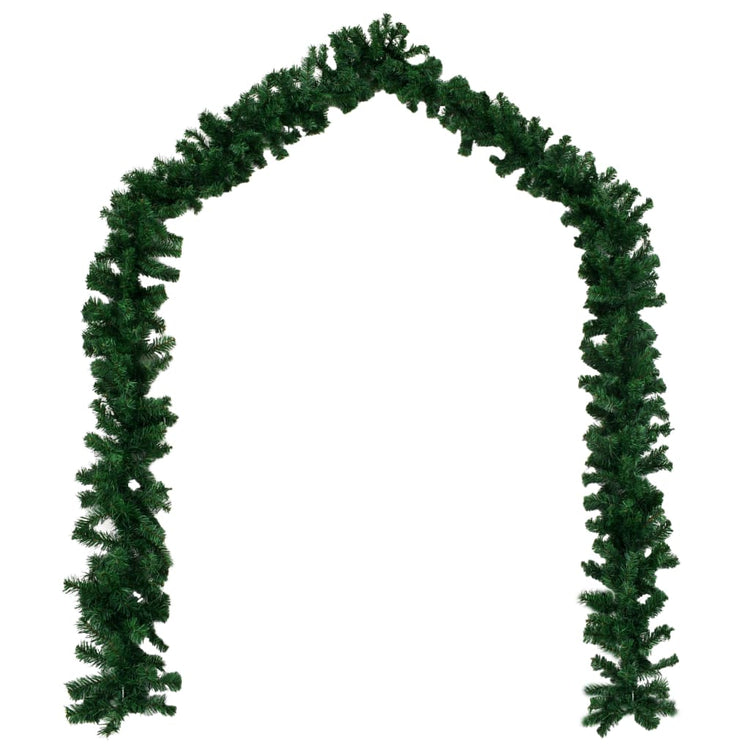 Vidaxl Christmas Garlands 4 ST 270 cm PVC Green