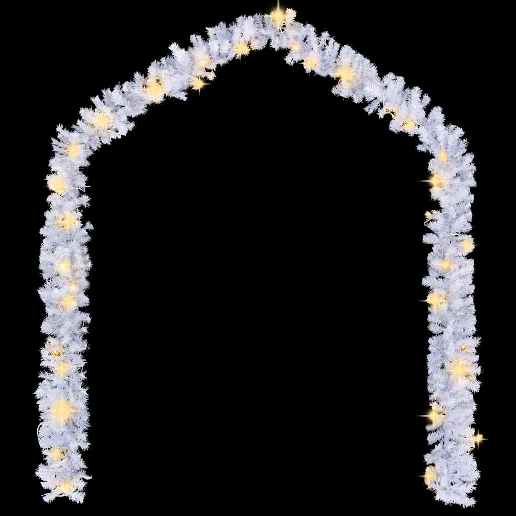 Vidaxl Garland de Noël avec des lumières LED 5 m blanc