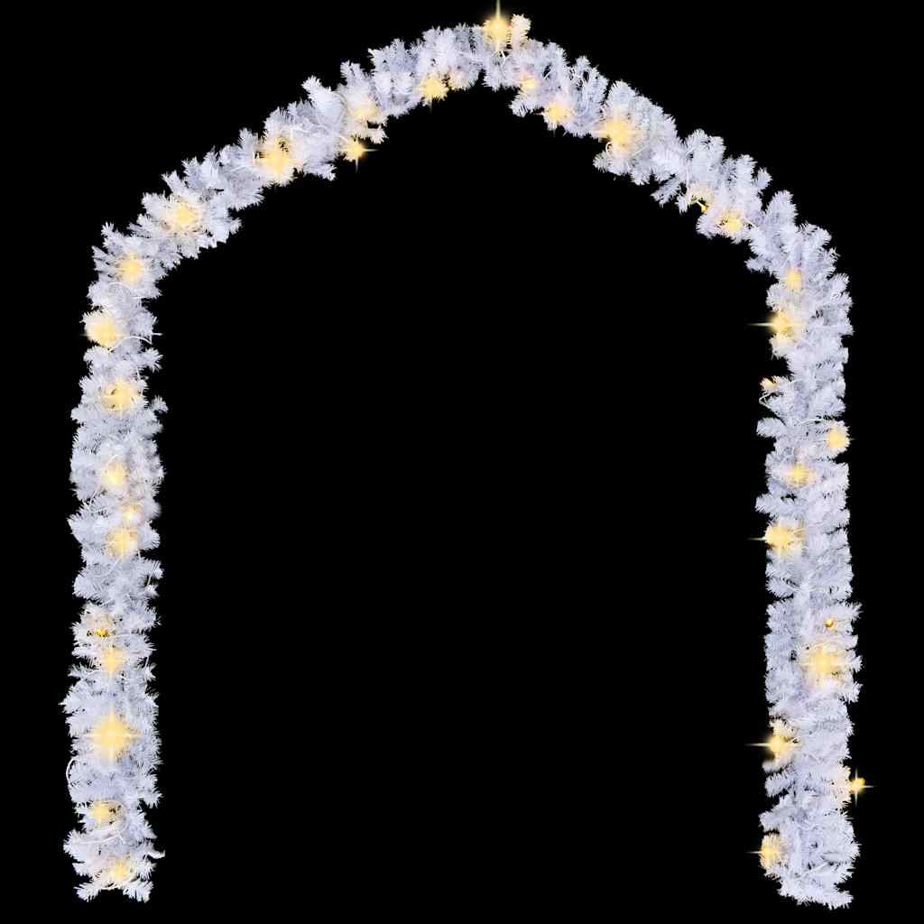 Vidaxl Garland de Noël avec des lumières LED 10 m blanc