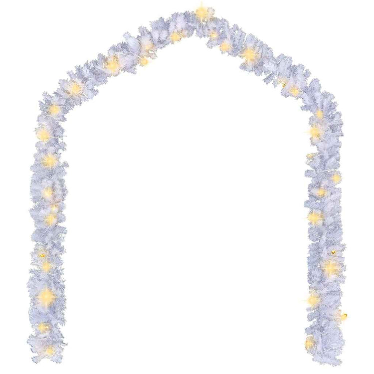 Vidaxl Garland de Noël avec des lumières LED 20 m blanc
