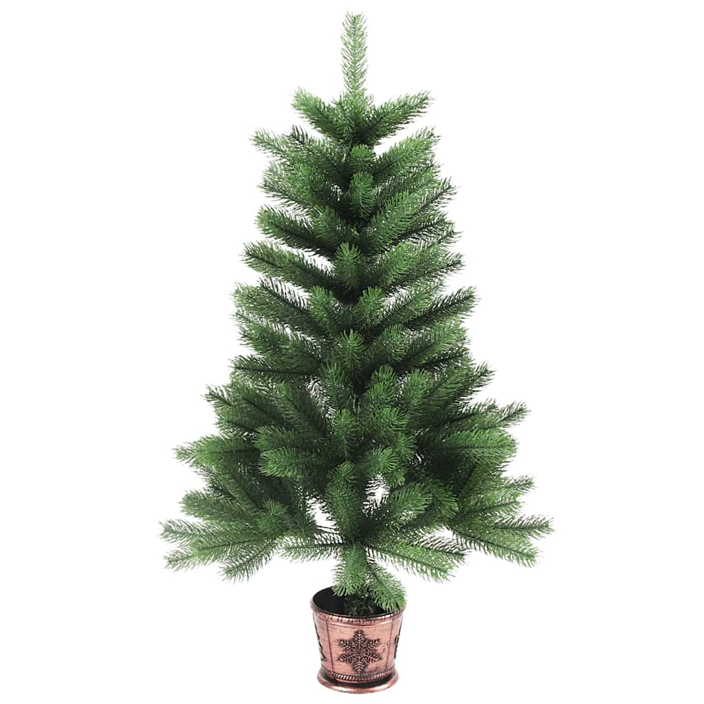 Vidaxl Kunstkerstboom avec des aiguilles réalistes 65 cm verts