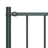 Panneau Vidaxl HEK avec poteaux de 1,7x1 m en poudre-anthracite en acier
