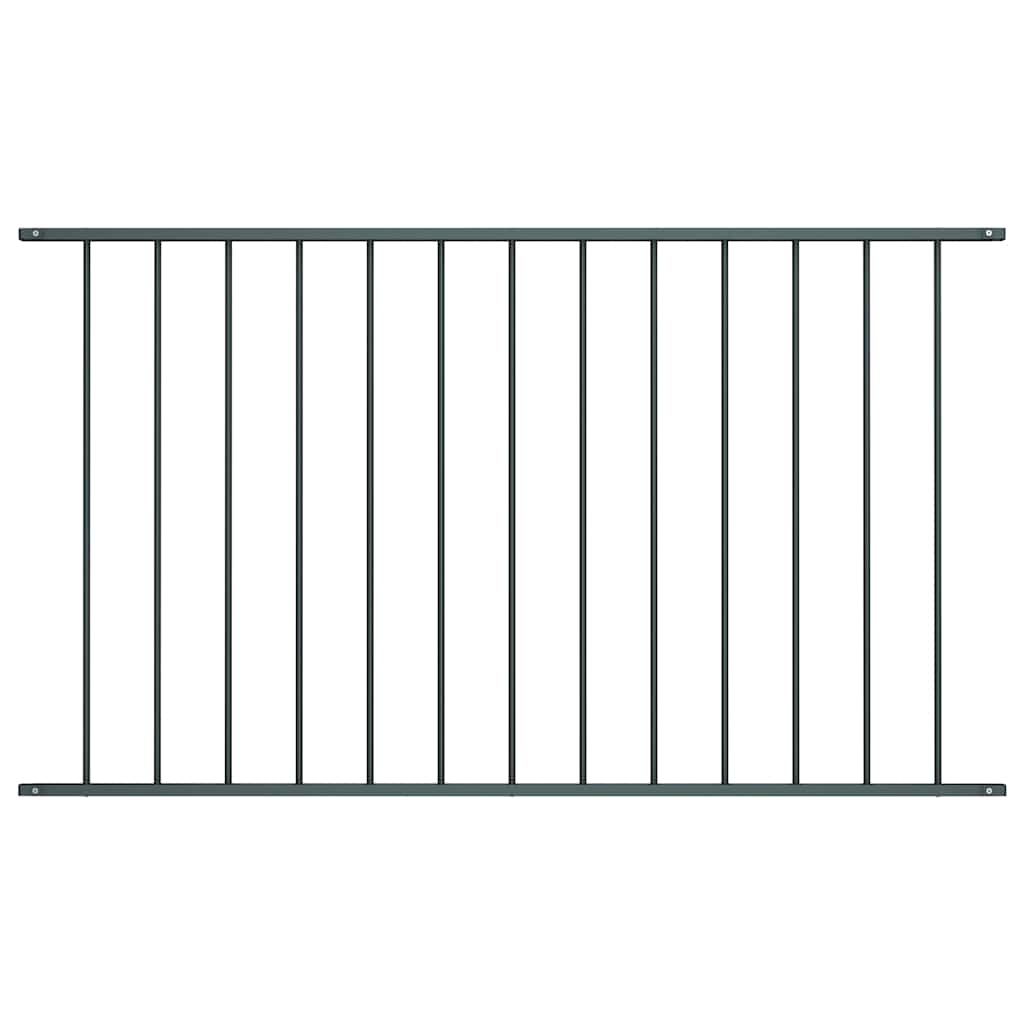 Panneau Vidaxl HEK 1,7x0,75 m en poudre-anthracite en acier