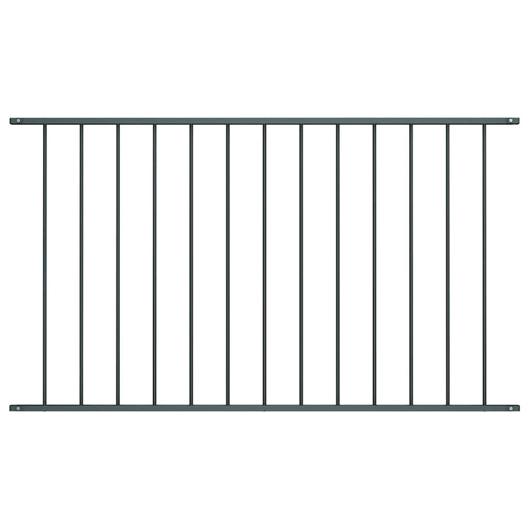 Panneau Vidaxl HEK 1,7x0,75 m en poudre-anthracite en acier