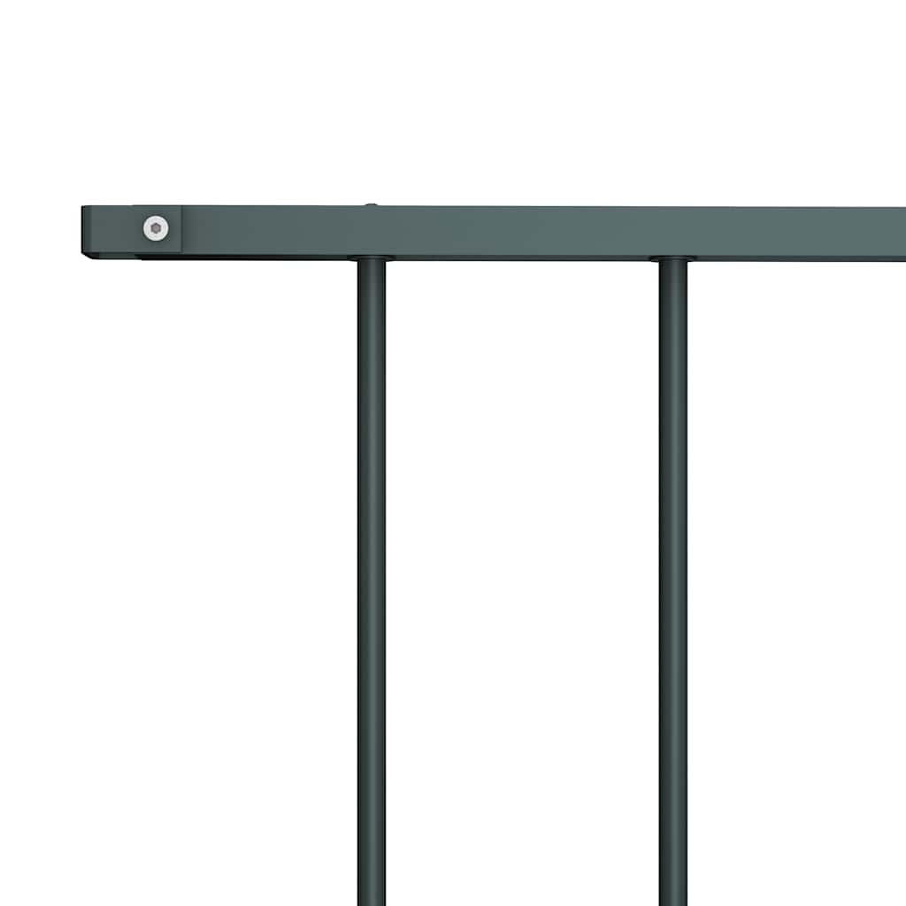 Panneau Vidaxl HEK 1,7x0,75 m en poudre-anthracite en acier