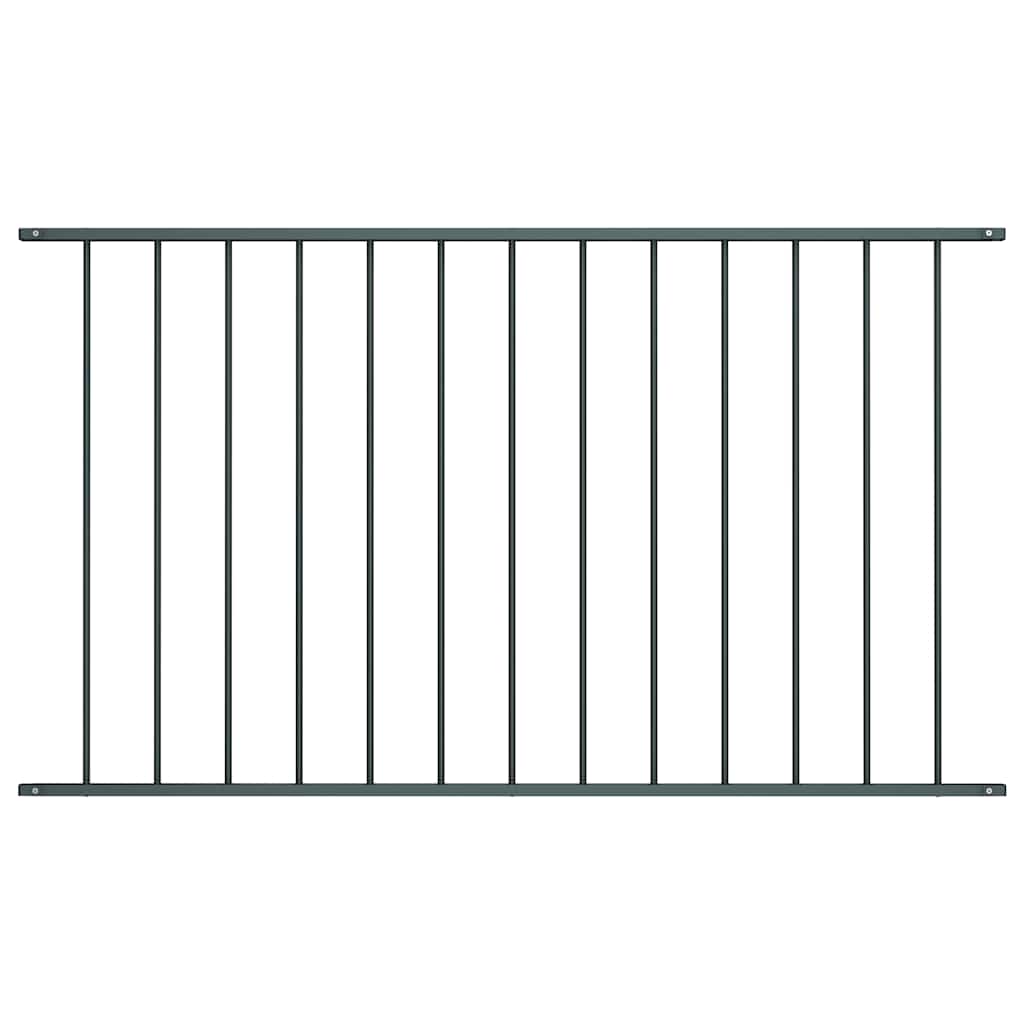 Panneau vidaxl hek 1,7x1 m anthracite en acier recouvert