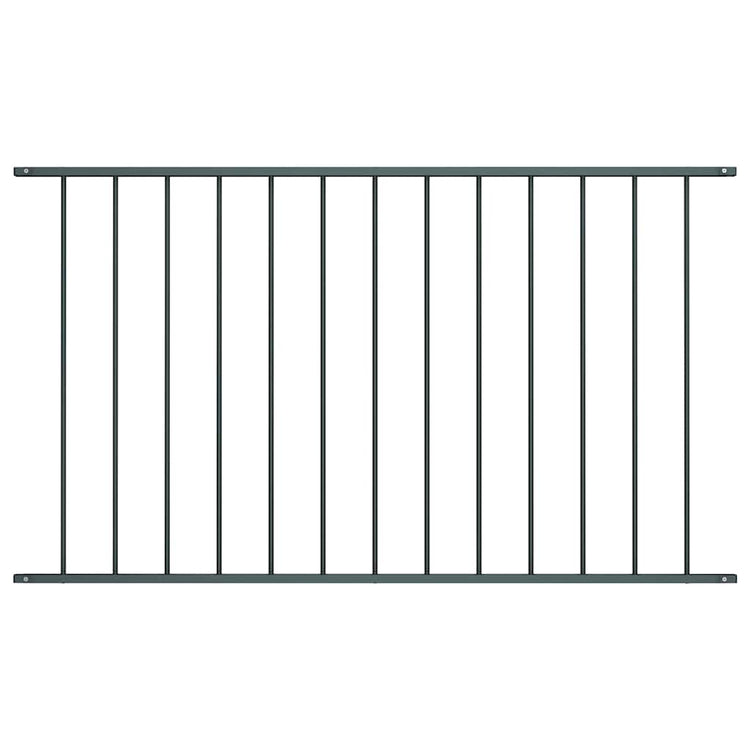 Panneau vidaxl hek 1,7x1 m anthracite en acier recouvert