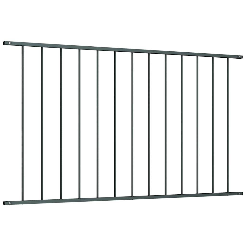 Panneau vidaxl hek 1,7x1 m anthracite en acier recouvert