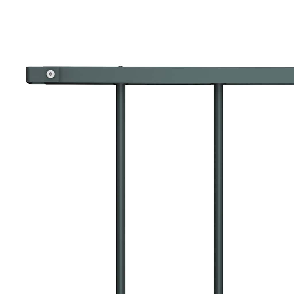 Panneau vidaxl hek 1,7x1 m anthracite en acier recouvert