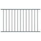 Panneau Vidaxl HEK 1.7x1.25 m en poudre-anthracite en acier