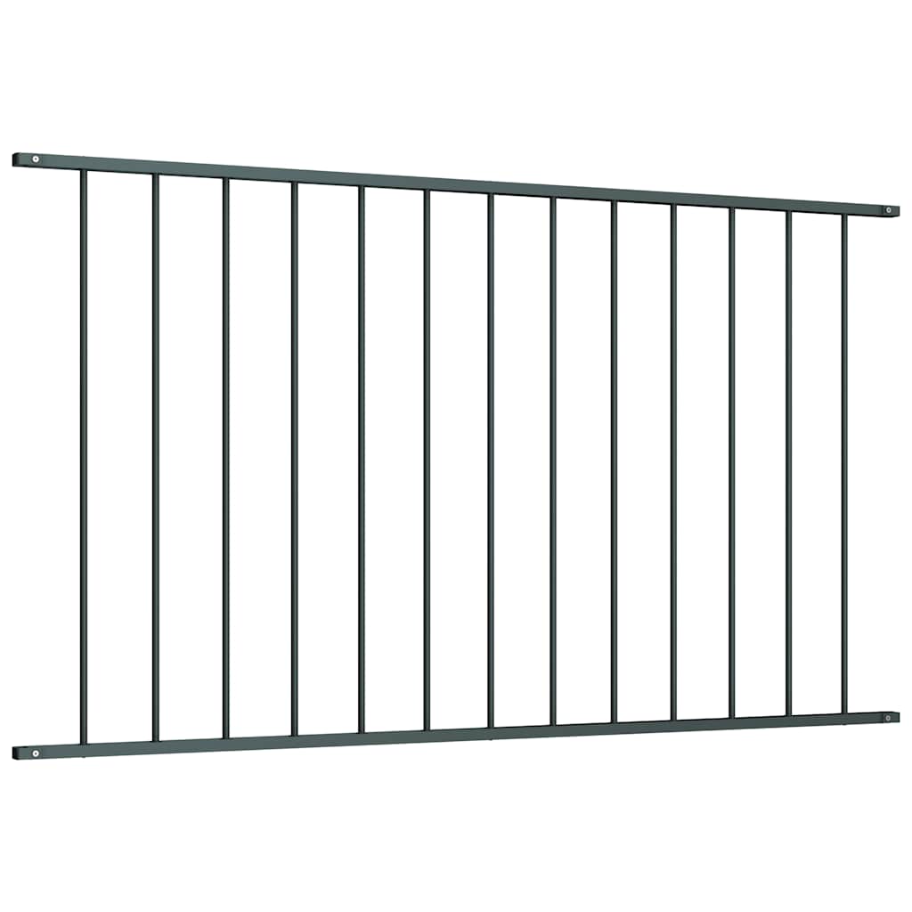 Panneau Vidaxl HEK 1.7x1.25 m en poudre-anthracite en acier