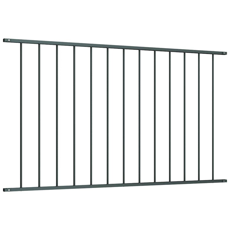 Panneau Vidaxl HEK 1.7x1.25 m en poudre-anthracite en acier