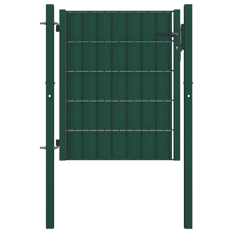Vidaxl Port 100x81 cm PVC et Green en acier