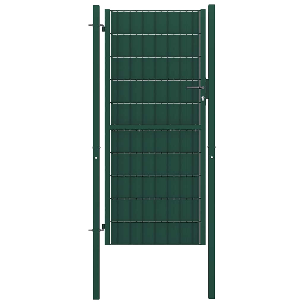 Vidaxl Port 100x164 cm PVC et Green en acier